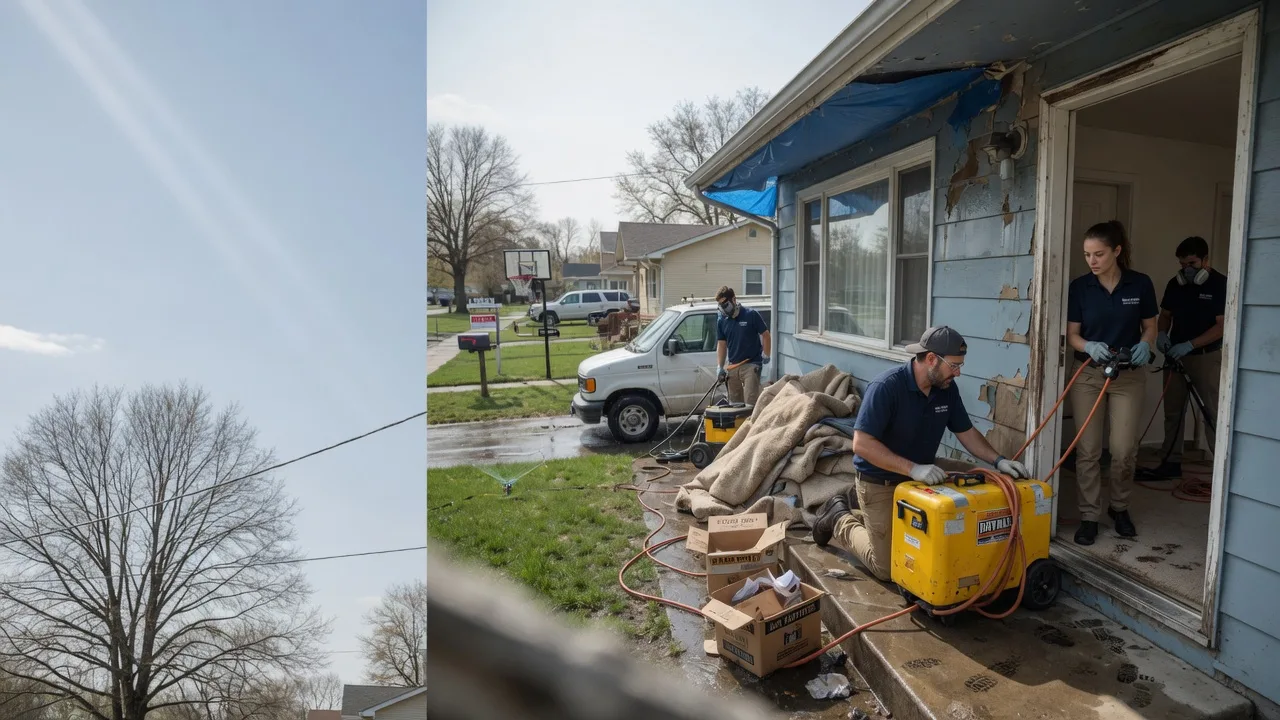 Basement Flood Cleanup in Coffeeville, MS near me